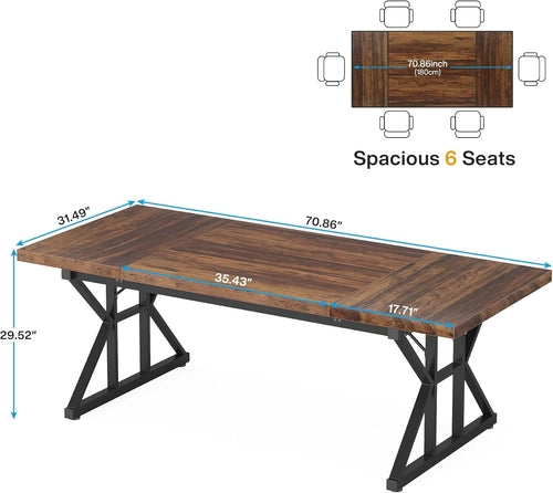 70" Executive Desk For Office Workstation or Pod Casts