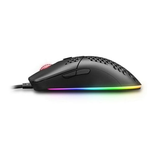 Ratón Gaming RGB LED Mars Gaming MMAX con siete botones y sensor óptico para precisión y velocidad e iluminación RGB