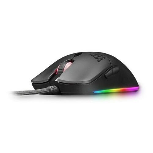 Ratón Gaming RGB LED Mars Gaming MMAX con siete botones y sensor óptico para precisión y velocidad e iluminación RGB