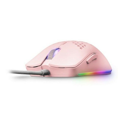 Ratón Gaming RGB LED Mars Gaming MMAX con siete botones y sensor óptico para precisión y velocidad e iluminación RGB