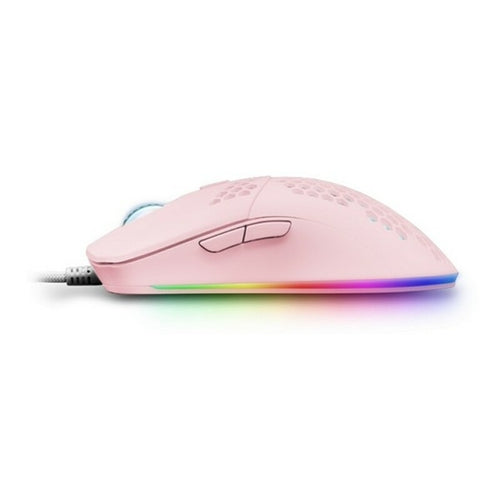 Ratón Gaming RGB LED Mars Gaming MMAX con siete botones y sensor óptico para precisión y velocidad e iluminación RGB