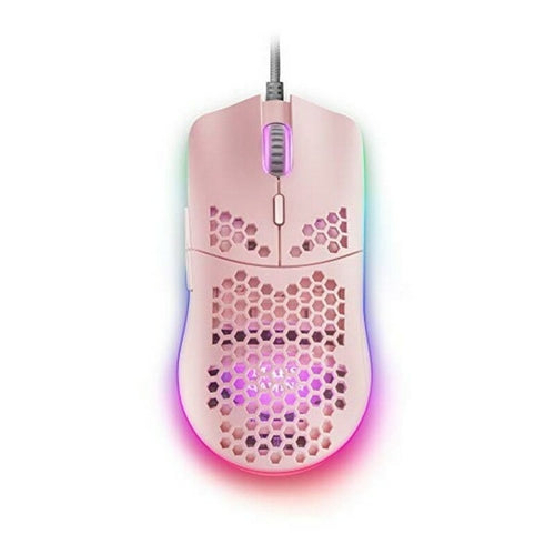 Ratón Gaming RGB LED Mars Gaming MMAX con siete botones y sensor óptico para precisión y velocidad e iluminación RGB
