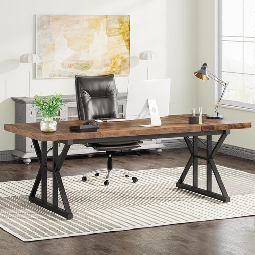 70" Executive Desk For Office Workstation or Pod Casts