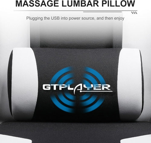 Ergonomic Gaming Chair With Footrest And Lumbar Support For Long Hours Of Gaming And Work