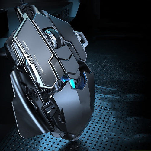 Esports Gaming Mouse Wired Mechanical Macro Metal Weighted