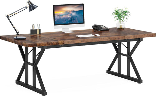 70" Executive Desk For Office Workstation or Pod Casts