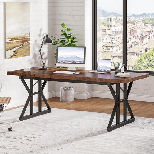 70" Executive Desk For Office Workstation or Pod Casts