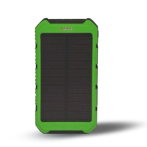 Batería Externa Solar Roaming 6000mAh Puertos USB Dobles Cargador Resistente al Agua para Teléfono y Tablet