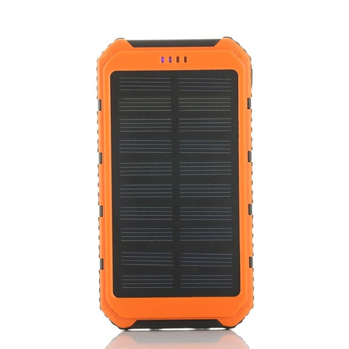 Batería Externa Solar Roaming 6000mAh Puertos USB Dobles Cargador Resistente al Agua para Teléfono y Tablet