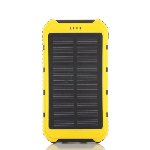 Batería Externa Solar Roaming 6000mAh Puertos USB Dobles Cargador Resistente al Agua para Teléfono y Tablet