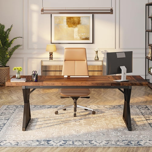 70" Executive Desk For Office Workstation or Pod Casts