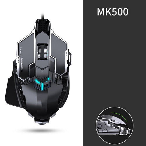 Esports Gaming Mouse Wired Mechanical Macro Metal Weighted