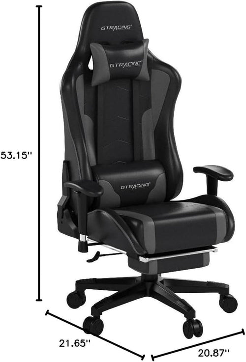 Bluetooth Gaming Chair With Footrest For Home Office