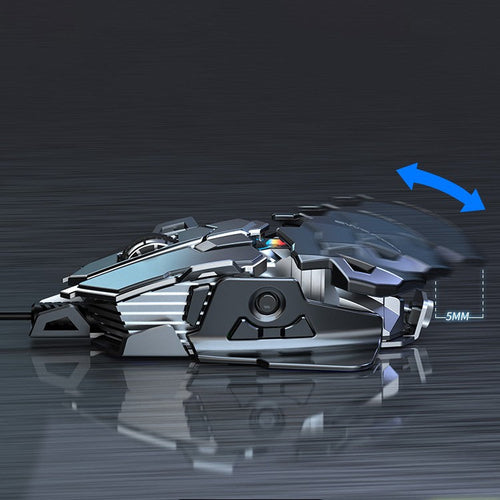 Esports Gaming Mouse Wired Mechanical Macro Metal Weighted