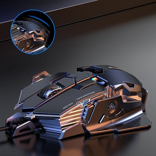 Esports Gaming Mouse Wired Mechanical Macro Metal Weighted