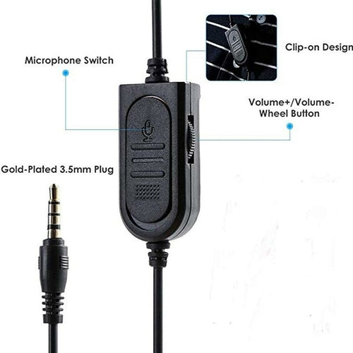 Auriculares estéreo con cable para juegos Dragon Space G3600 para Xbox y PC con micrófono nítido